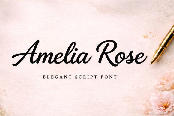 Amelia Rose: A Modern Script for Elegant Design