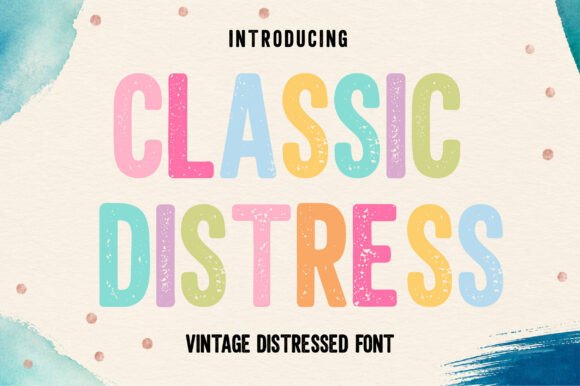 Classic Distress: The Vintage Display Font with Modern Edge