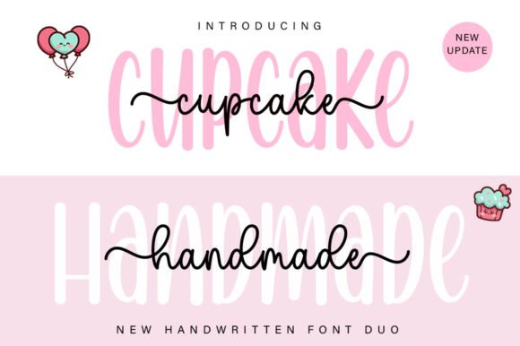 Cupcake Handmade Duo: A Font That Feels Like a Warm Hug