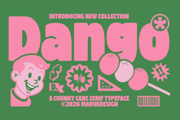 Dango: A Chunky Sans Serif with Serious Personality