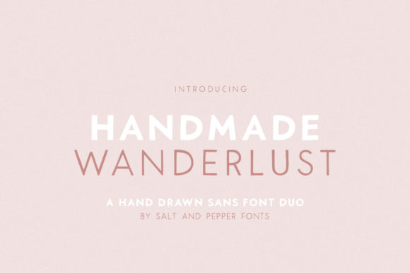Discover Handmade Wanderlust Duo: A Font with Character