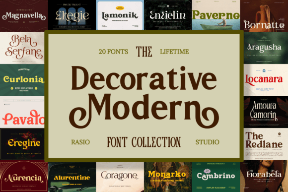 Elevate Your Work with Decorative Modern Typography