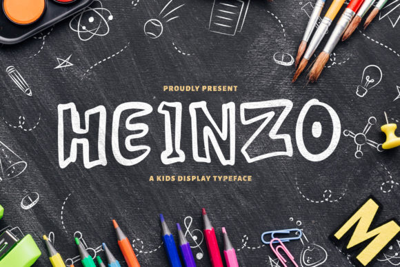 Heinzo: A Display Font That Brings Playful Energy to Your Projects
