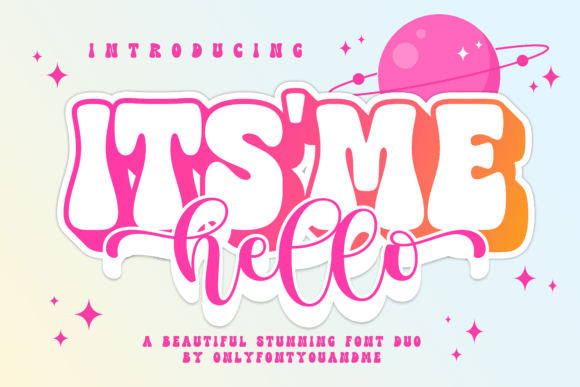 Itsmehello Regular: A Font Duo for Dynamic Design