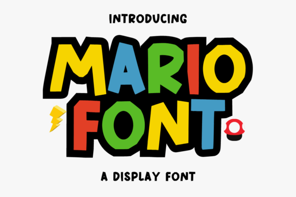 Mario: A Creative Font for Bold, Playful Design Projects