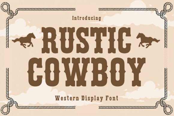 Rustic Cowboy: The Frontier Spirit in a Typeface