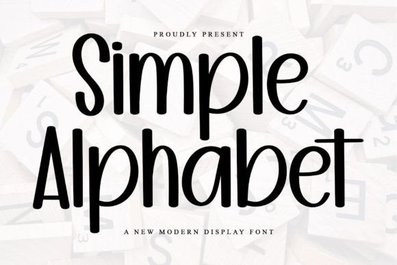 Simple Alphabet: A Festive Typeface for Holiday Charm