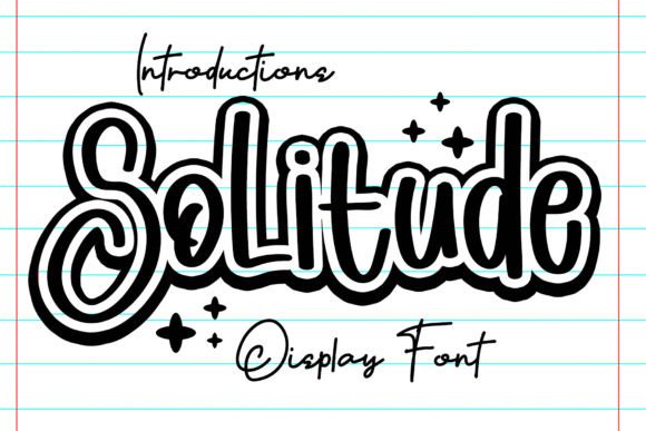 Solitude: A Font That Feels Like a Friendly Conversation